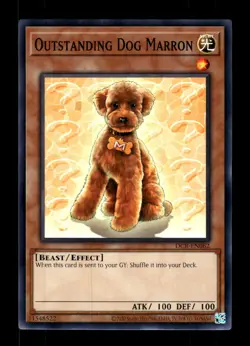 YuGiOh DCR-EN062 C Outstanding Dog Marron Dark Crisis - Image 1