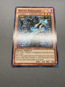 Yu-Gi-Oh! Night Assailant Common 1st Edition BP01-EN187 MP - Image 1