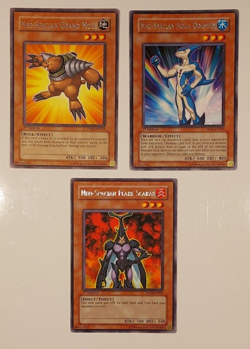 YuGiOh Neo-Spacian Grand Mole, Flare Scarab, Aqua Dolphin 1st Edition Lot x 3 - Image 2