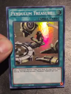Yu-Gi-Oh! SUPER RARE CARD PENDULUM TREASURE DAMA-EN068 1ST NM - Image 3