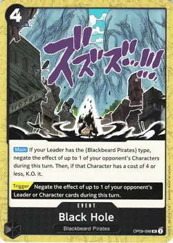 One Piece Emperors in the New World Black Hole Card OP09-098 - Image 1