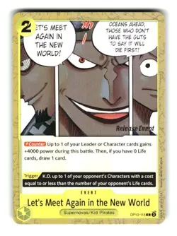 One Piece Royal Blood Release Event Card Let's Meet Again OP10-115 C - Image 1