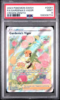 Gardenia'S Vigor #GG61 PSA 9 - 2023 Pokemon Sword And Shield Crown Zenith - Image 1