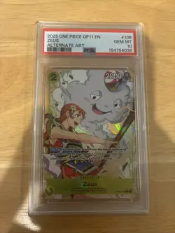 Zeus One Piece Op11-A Fist Of Divine Speed 106 NM PSA 10 - Image 1