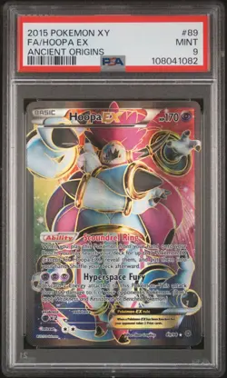 Hoopa Ex #89 PSA 9 - 2015 Pokemon Xy Ancient Origins - Image 1