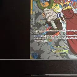 One Piece TCG Pillars Of Strength Sogeking OP03-122 SEC Card NM - Image 5