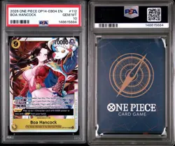 Bandai One Piece CCG OP14-EB04 #112 Boa Hancock Special English 2026 PSA 10 - Image 3