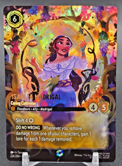 Disney Lorcana Wilds Unknown Isabela Madrigal Caring Cultivator Enchanted 224/20 - Image 1