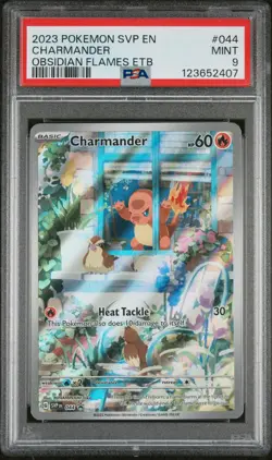 Charmander #044 PSA 9 - 2023 Pokemon Svp En-Sv Black Star Promo - Image 1