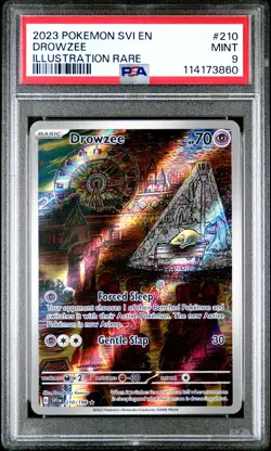 Drowzee #210 PSA 9 - 2023 Pokemon Svi En-Scarlet & Violet - Image 1