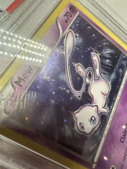 2017 Pokemon Mew Holo XY192 PSA 8 NM-MT (Small Half Swirl) Black Star Promo - Image 2