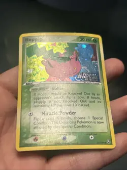 Pokemon TCG Hoppip 2004 EX Team Rocket Returns 57/109 Reverse Holo Stamped- DMG - Image 4