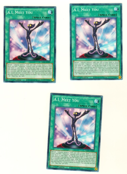 Set Of 3 A.I. Meet You LIOV-EN060 Lightning Overdrive 1st Edition Yugioh - Image 1