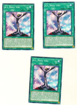 Set Of 3 A.I. Meet You LIOV-EN060 Lightning Overdrive 1st Edition Yugioh - Image 3