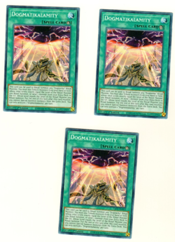 Set Of 3 Dogmatikalamity LIOV-EN053 Lightning Overdrive 1st Edition Yugioh - Image 1
