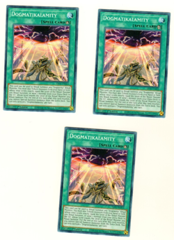Set Of 3 Dogmatikalamity LIOV-EN053 Lightning Overdrive 1st Edition Yugioh - Image 3