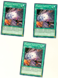 Set Of 3 Magikey Battle BODE-EN062 Burst Of Destiny 1st Edition Yugioh - Image 1