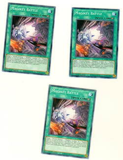 Set Of 3 Magikey Battle BODE-EN062 Burst Of Destiny 1st Edition Yugioh - Image 3