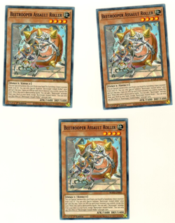 Set Of 3 Beetrooper Assault Roller BODE-EN085 Burst Of Destiny Yugioh - Image 1