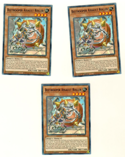 Set Of 3 Beetrooper Assault Roller BODE-EN085 Burst Of Destiny Yugioh - Image 3