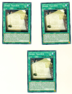 Set Of 3 Sonic Tracker BODE-EN064 Burst Of Destiny 1st Edition Yugioh - Image 1