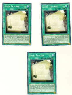 Set Of 3 Sonic Tracker BODE-EN064 Burst Of Destiny 1st Edition Yugioh - Image 3