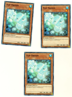 Set Of 3 Flip Frozen BODE-EN092 Burst Of Destiny 1st Edition Yugioh - Image 1