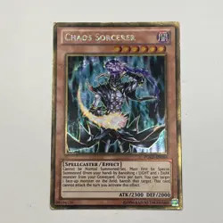 Yugioh Chaos Sorcerer PGLD-EN084 Gold - Image 1