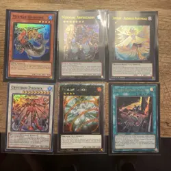 Mixed Lot Of 6 Holo Yugioh Cards. All Near Mint! +Bonus Cards. FREE SHIPPING! - Image 1