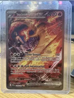 Pokemon Moltres EX Team Rockets Card 229/182 Destined Rivals Series - Image 3