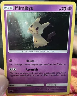 Mimikyu - SM29 - Pokemon Sun & Moon Promo Holo Rare Card NM - Image 1