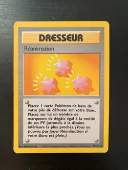 Carte Pokemon : Reanimation 89/102 Set de Base Edition 2 Wizards Francaise - Image 1
