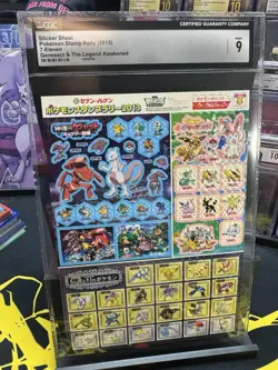 Pop 7 Only! 7-11 Promo 2013 Sticker Sheet Mint 9 Pokemon Japanese - Image 1