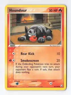 Houndour 59/109 Regular Team Rocket Returns Vintage Pokemon TCG Card NM - Image 1