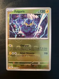 Carte Pokemon : Fulguris 033/086 MASTERBALL Foudre Noire Francaise NEUF - Image 1