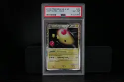 Pokemon 2012 HG & SS Ampharos Holo #105 PSA 8 - Image 1