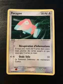 Carte Pokemon : Porygon 47/112 Reverse Ex Rouge Feu Vert Feuille Francaise - Image 1
