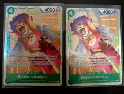 2x OP16-026 Emporio.Ivankov SR Alt Art The Time To Battle One Piece TCG English - Image 2