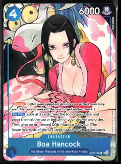 Namco Boa Hancock ST17-004 Super Rare Foil Blocker One Piece Promo 6000 - Image 1