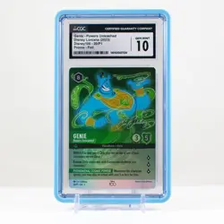 Disney Lorcana Genie #20 Promo Foil Disney100 2023 - CGC 10 Gem Mint - Image 1