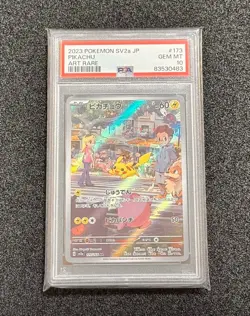 PSA 10 Pikachu AR 173/165 Pokemon Card 151 2023 SV2a - Image 1