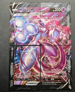 Mewtwo V-UNION [Set of 4] SWSH: Sword & Shield Promo Cards Holo - Image 1