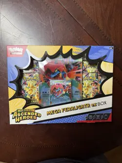 Pokemon TCG Ascended Heroes Mega Feraligatr ex Promo Box 5 Cards English 2025 - Image 1