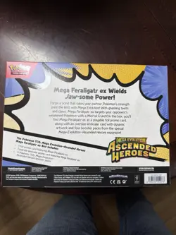 Pokemon TCG Ascended Heroes Mega Feraligatr ex Promo Box 5 Cards English 2025 - Image 2