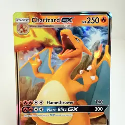 Charizard GX - 9/68 - Pokemon Hidden Fates Sun & Moon Ultra Rare Card NM - Image 2