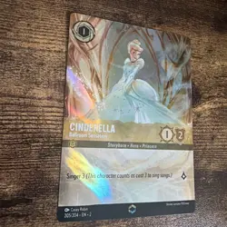 Lorcana Cinderella Ballroom Sensation Enchanted Card 205/204 RARE - Image 2