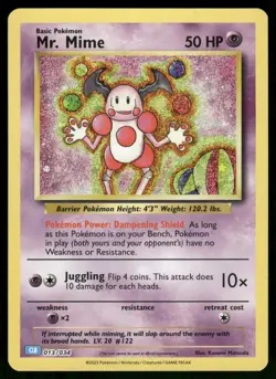 Mr. Mime 013/034 Holo Classic Collection Trading Card Game Classic Pokemon NM - Image 1