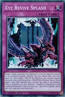 ETCO-EN075 XYZ REVIVE SPLASH COMMON 1ST EDITION YuGiOh CARD - Image 1