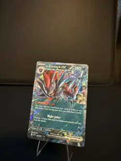 Pokemon TCG N's Zoroark ex 098/159 Journey Together Half Art Ultra Rare Card - Image 1