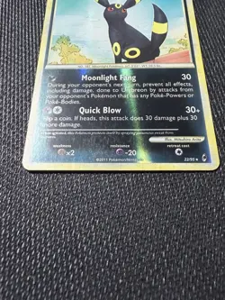 Umbreon 22/95 Call of Legends Reverse Holo Rare Pokemon Card 2011. NM- - Image 4